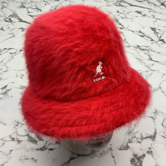 Mens Kangol Red Furgora Casual Bucket 